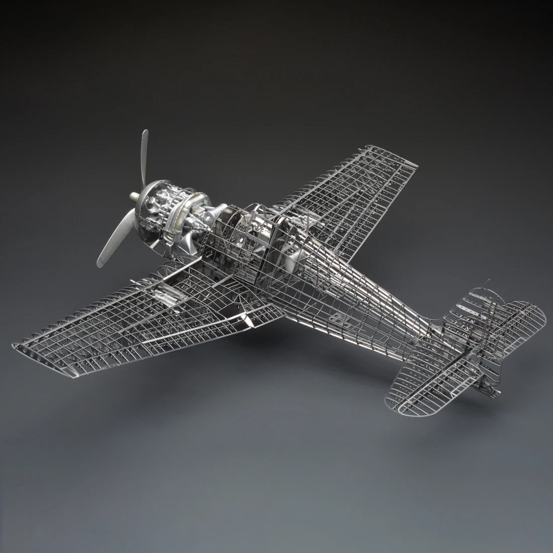 1/48 F6F-5 модель самолета комплект Ретро крыло подвижный истребитель украшение 3D металлическая Сборная модель обучающая игрушка подарок для детей и взрослых