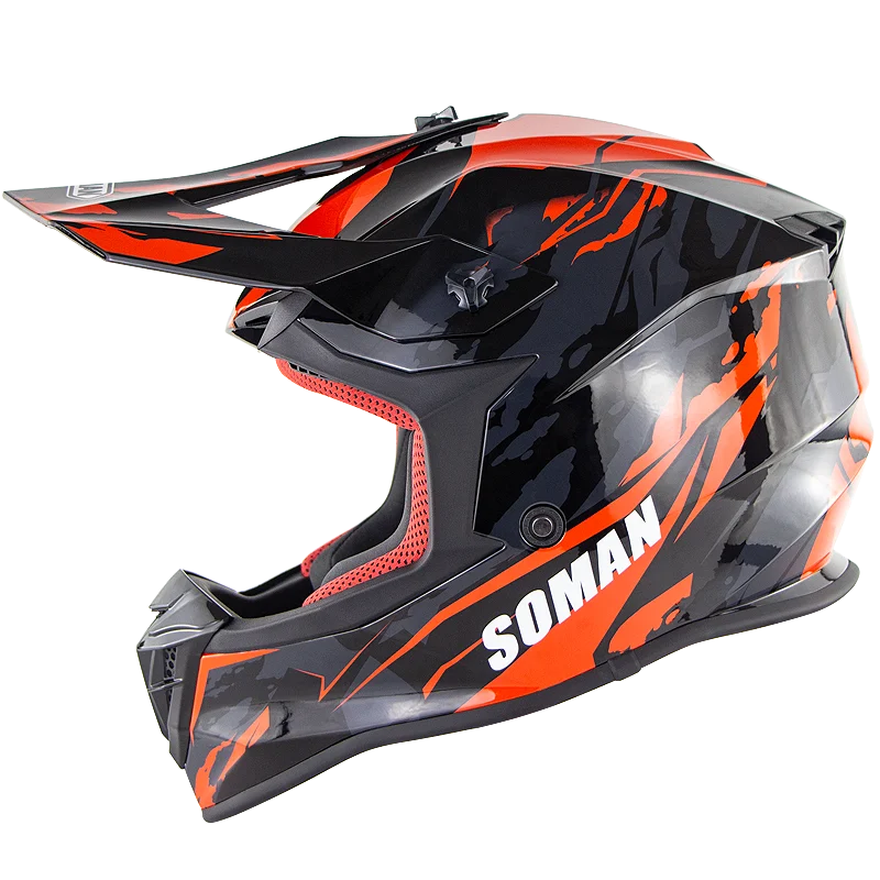 Гоночные шлемы для мотокросса, полнолицевой шлем, одобренный ECE Casco Moto, мотоциклетный шлем для мотокросса, мотоциклетный шлем - Цвет: 2