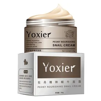 

Snail Face Cream Remove Eye Bag Lifting Firming Fine Lines Skin Care Facail Moisturizing Whitening Cream 30g