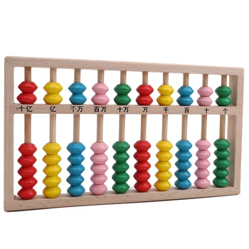 

Montessori Toys Abacus Mental Arithmetic Learning Math Enlightenment Wisdom Early Learning Toys Children Juguetes Educativos