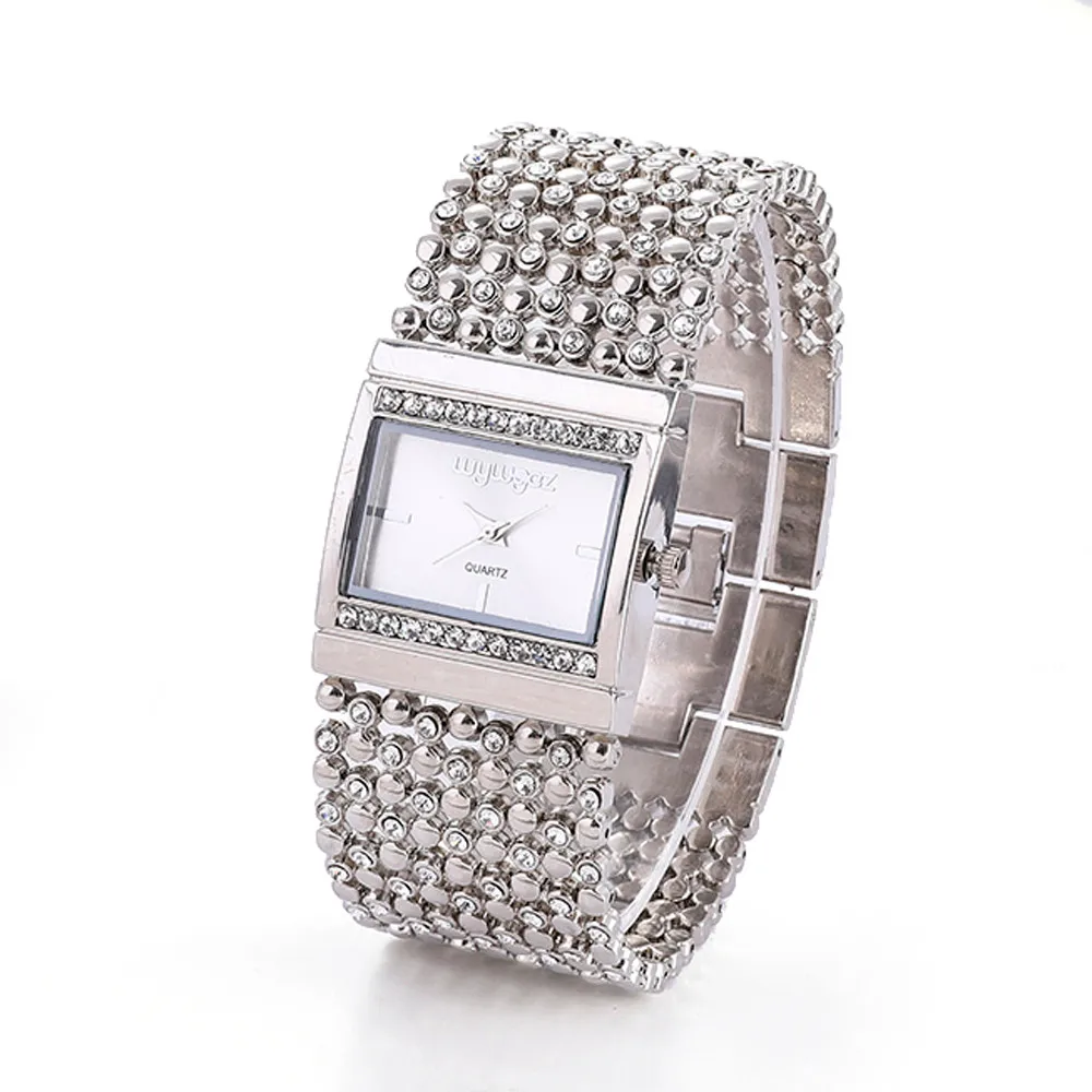 Новинка Reloj Mujer женские круглые часы с бриллиантовым браслетом Аналоговые кварцевые наручные часы с механизмом saat Montre Femme Relogio Feminino