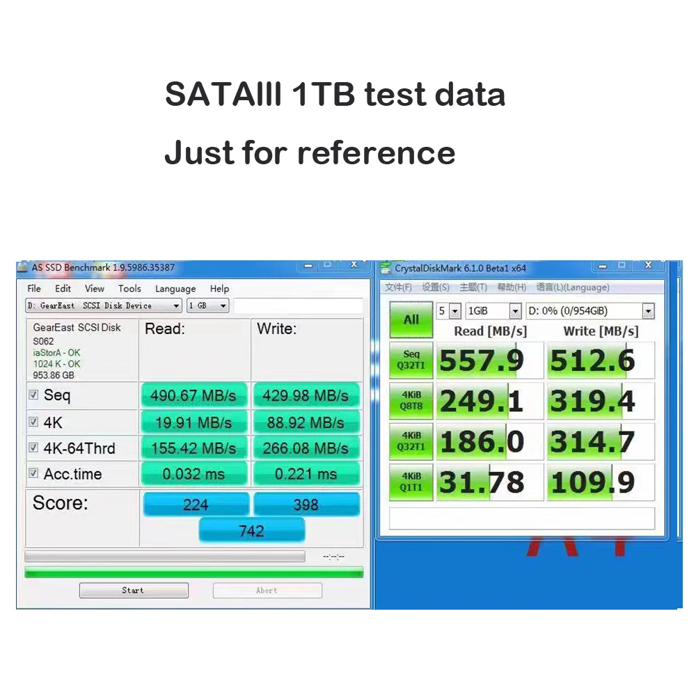 Пластиковый твердотельный накопитель RCESSD SSD 2 5 32 ГБ 120 240 360 гб 480 500 Гб 960