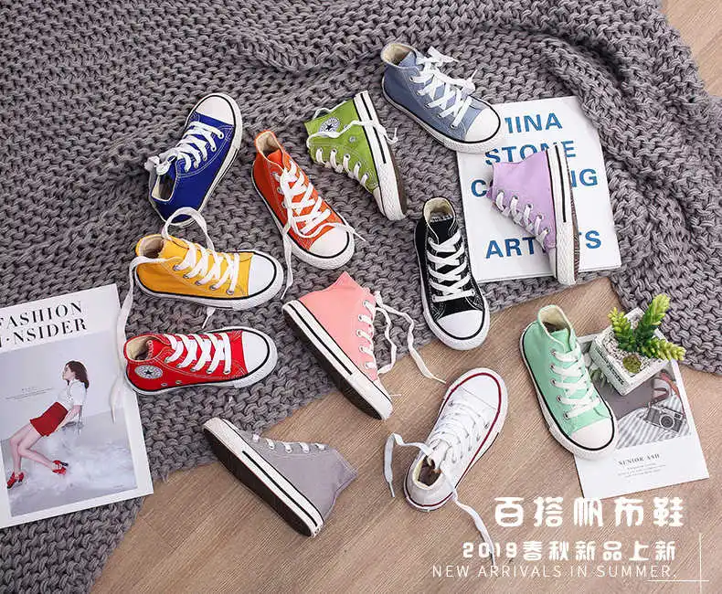 2021 Spring New Fashion Canvas Shoes Baby Shoes Children Sneakers Girls Sneakers Boys Sneakers Size 20-38 best children's shoes