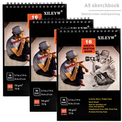 A5 Sketchbook 110g Coil Painting Book Thicken Paper Sketch Color Lead Sketch Painting Art