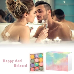 Organic bath gift natural mini hand-made bath foot spa bomb rich in essential oils to moisturize dry skin and relax