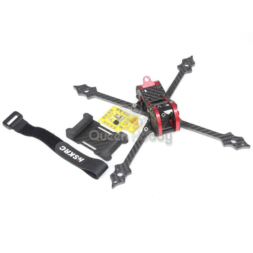 Колесная база Mini X218 218 мм фотосессия 5 дюймов рукоятка 4 для RC DIY FPV гоночного дрона
