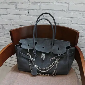 

2020 new large-capacity military cloth platinum bag women's bag retro fashion bag fashion canvas bag