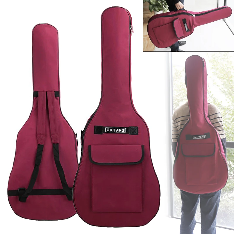 CAHAYA Electric Guitar Gig Bag 39 Inch Electronic Guitar Case 9MM Padding Waterproof Dual Adjustable Shoulder Strap Obtain Patent Protection, CY0175