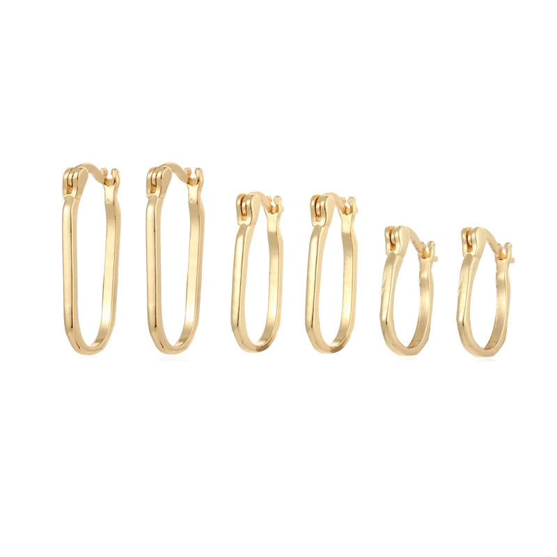 CRMYA Gold Silver Filled Several Sizes Hoop Earring CZ Zircon Heart Higgle Earrings For Women Jewelry Wholesale Aretes De Mujer