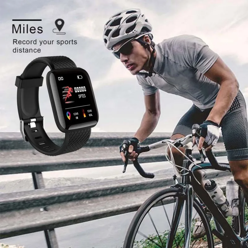 D13 Smart Bracelet Fitness Tracker Heart Rate Blood Pressure Monitor 116PlusSmart Band Waterproof Smart watch For Iphone Android