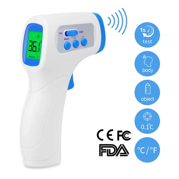 

No Touch Infrared Digital Forehead Thermometer for Kids and Adult, Non-Contact Forehead Thermometer Baby Fever Detector Gun