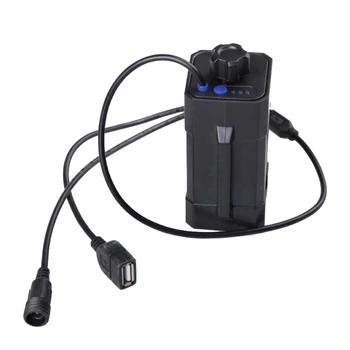 

Waterproof 4x18650 Battery Storage Case Box Holder For Bike LED Light Applied