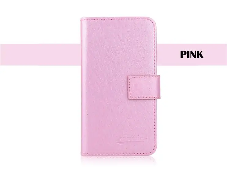 PINK Чехол-Бумажник для телефона DOOGEE N20, защитный чехол с отделением для карт - Цвет: PINK