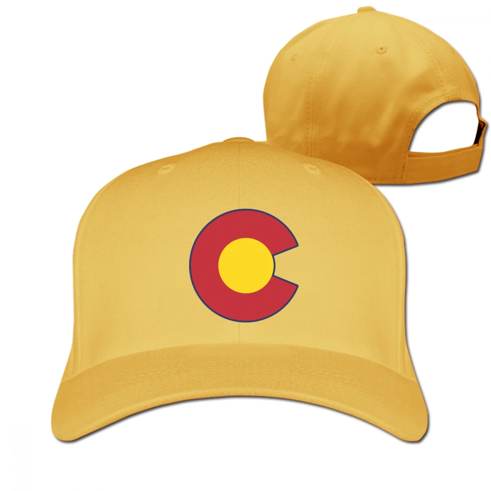 Colorado C Черная мужская Кепка унисекс, регулируемая шапка для гольфа, папы - Цвет: Цвет: желтый