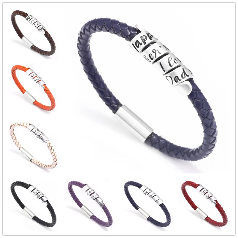 Хит, винтажный Купер, магнитная пряжка, веревка, узел, браслеты, модные, для мужчин, индивидуальная, ручная работа, простой, для мужчин, подарок для папы, папы