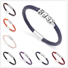 Хит, винтажный Купер, магнитная пряжка, веревка, узел, браслеты, модные, для мужчин, индивидуальная, ручная работа, простой, для мужчин, подарок для папы, папы