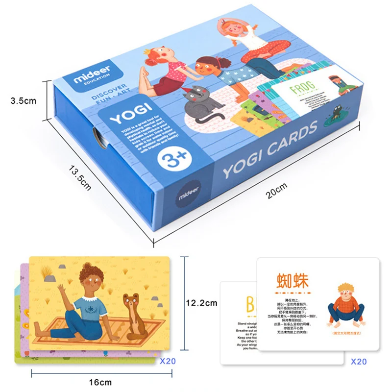 Семейная Игра для йоги, познавательные карты для йоги, для детей, для фитнеса, для родителей и детей, интерактивные Обучающие игровые карточки с буквами, для мамы и дочки