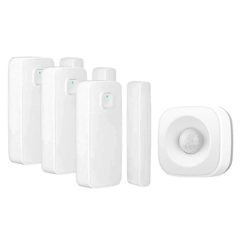 

Tuya Wifi Infrared Detector Door and Window Alarm Smart Life Notification Alerts Alexa Google IFTTT 4 in 1 Set
