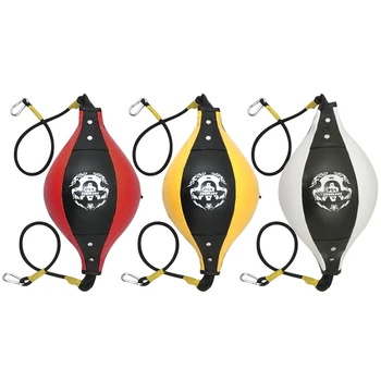 

Tricolor Suspension Double End Boxing Dodge Speed Ball Inflatable Floor to Ceiling Punching Bag Fitness Equipment Training
