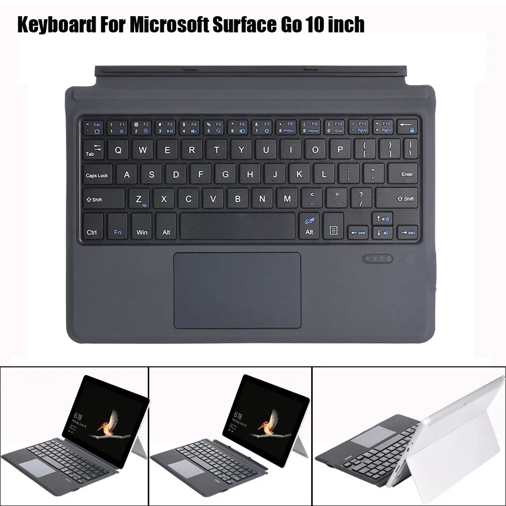 Мини клавиатура CARPRIE для Microsoft Surface Go тонкий трекпад 10 дюймов беспроводная BT