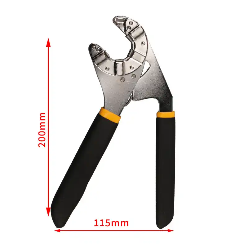 Universal Pipe Wrench Multi Tool High Carbon Steel Sets Mono Adjustable Plumber Wrench 6/8-Inch Bionic Wrench Hand Tools