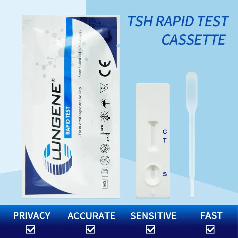 

1PC TSH Rapid Test Cassette Home Thyroid Stimulating Hormone Testing Kit More Accurate Testing Urine Test