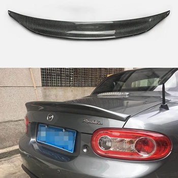 

Car-styling for MX5 NC NCEC Roster Miata EPA Type 3 Carbon Fiber Rear Spoiler Glossy Fibre Trunk Wing Lip(PRHT Hard Top Only)