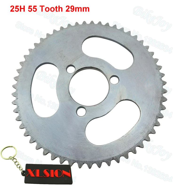 25H 55 Tooth Rear Sprocket For 47cc 49cc Pocket ATV Goped Scooters Mini Bikes