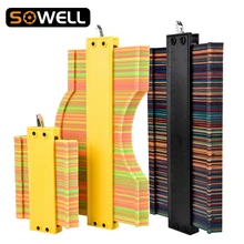 2021 Contour Gauge Lock Wider Profile Copy Standard Wood Marking Tool Tiling Laminate Tiles Tools Profile Measuring Tools