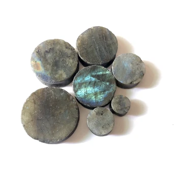 

AB Quality!Labradorite Plugs Carved Labradorite,Large Plug, Reiki Chakra Healing Stone Plugs 10mm 15mm 20mm 25mm 27mm 30mm,1pcs