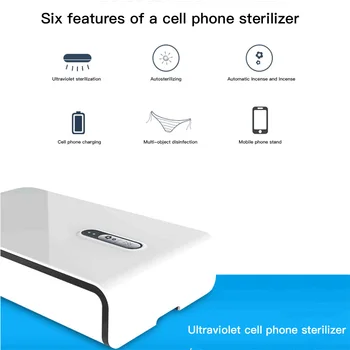 

Multifunction UV Cleaning Box Phone Cleaner Aromatherapy Function Anti Pollution For IOS Android Mobile Phone Masks Sterilizer