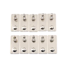 Новые 10 шт. AA батареи положительные отрицательные преобразования пружинный контакт пластины