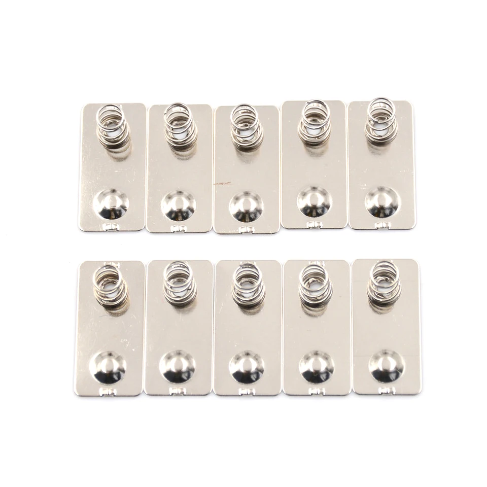 10PCS AA Battery Positive Negative Conversion Spring Contact Plate OPUKIBO sl