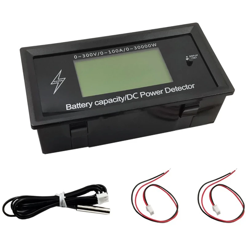 300V/100A Digital DC Voltmeter Ammeter Voltage Meter Battery Capacity Power Tester Detector 300V/100A Digital DC Voltmeter Ammeter Voltage Meter Battery Capacity Power Tester Detector