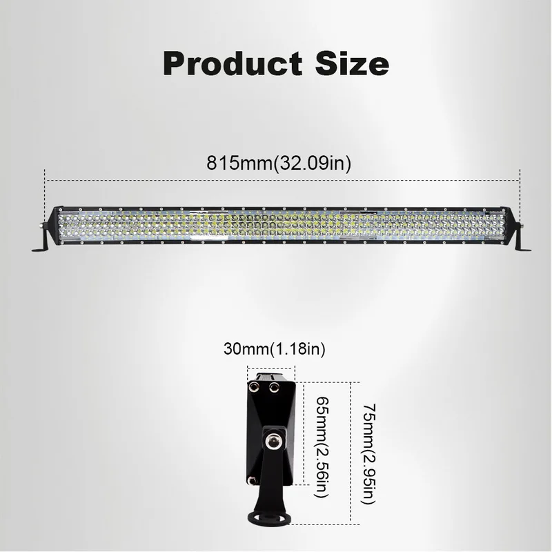 Safego, 792 Вт, 32 дюйма, тонкий светодиодный рабочий светильник, бар, точечный прожектор, комбинированный луч, светодиодный светильник для вождения, для внедорожника, 4X4, 4WD, внедорожник, ATV, UTV, грузовик, лодка - Цвет: 1pcs
