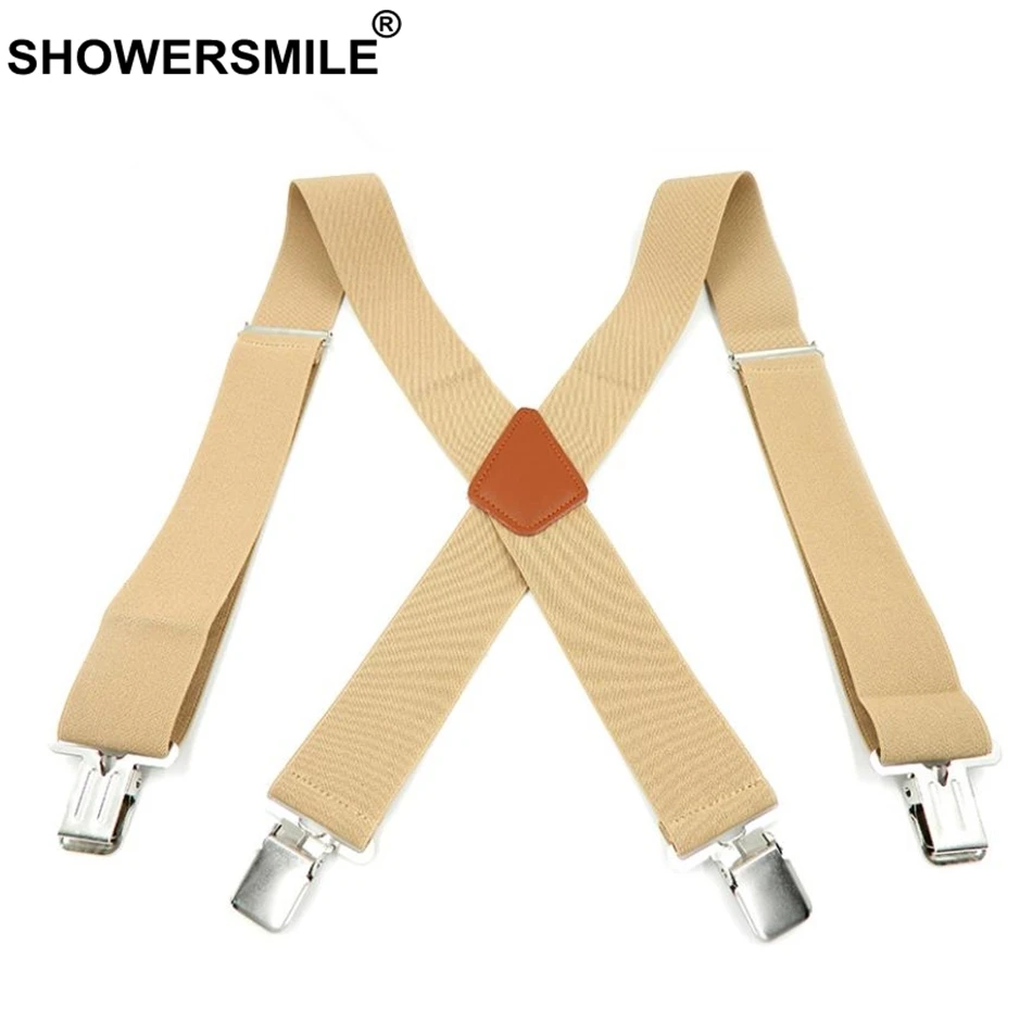 Мужские подтяжки shouresmile для брюк Мужская Подвязка из натуральной кожи рубашка 120