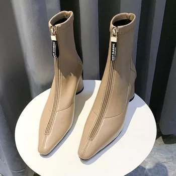 

2019 New Women Boots Stivali Da Donna Winter Boots Women Buty Damskie Luxury Shoes Women Designers Sapato Feminino S12-80