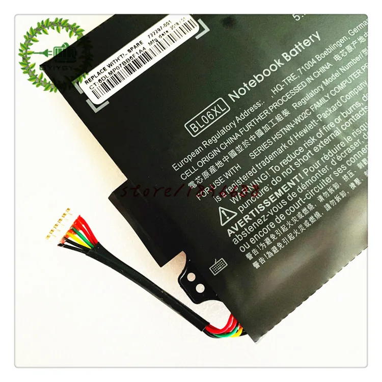GYIYGY 11,1 V 42WH ноутбук Батарея для hp Elitebook Фолио BL06XL 1040 DB5D 722236-2C1 171 G1 G2 G3 HSTNN-DB5D W02C