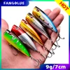 5pcs 9g 7cm Popper Fishing Lures Artificial Bait Wobblers Fishing Tackle Lure Set Carp Fishing Accessories Tools For Trout Bass ► Photo 1/6