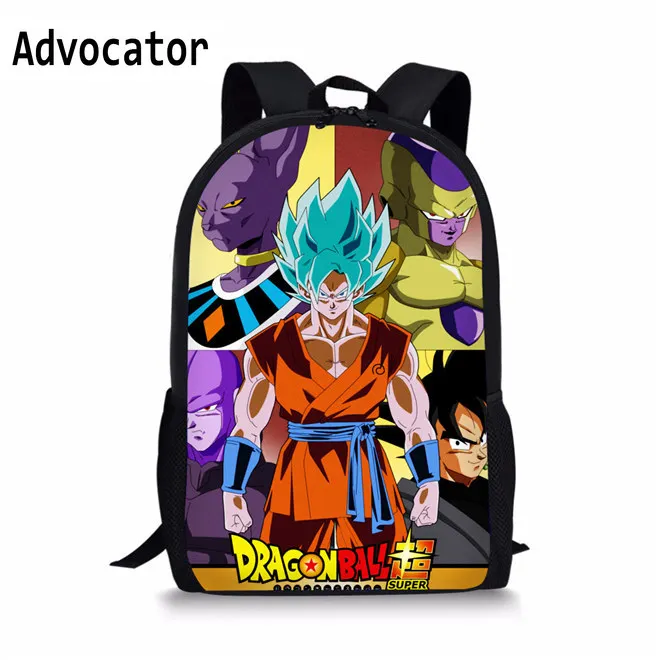 Защитник в стиле аниме «Драконий жемчуг зет сын Goku vegeta узор школьные рюкзаки для подростков дизайнер рюкзак дорожные сумки для мальчиков Mochila