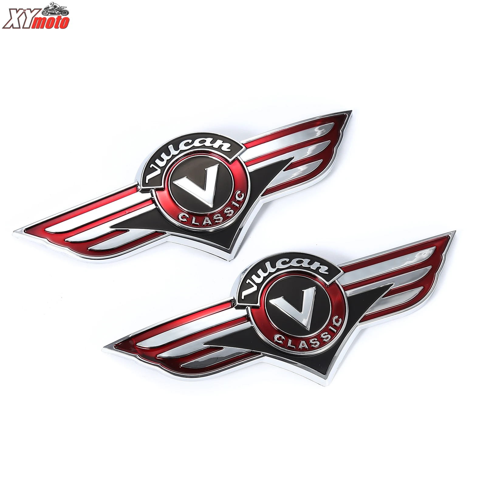 Классическая Эмблема для мотоцикла Kawasaki Vulcan наклейки 3D топливного бака