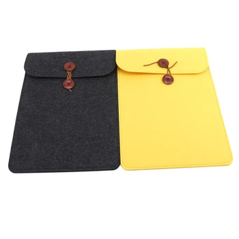 

Simple Felt A4 Folder Large Capacity File Bag Simple Business Briefcase Paper Ipad Storage Bag Student Gift