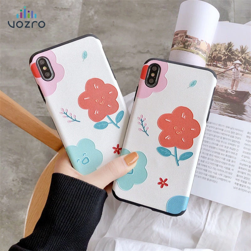 

VOZRO For IPhone Case X Xs Xr Xs Max 6 6s 7 8 Plus Cover Luxury Original LOGO Covers Accessories Bag Layers Shell Fitted Cases