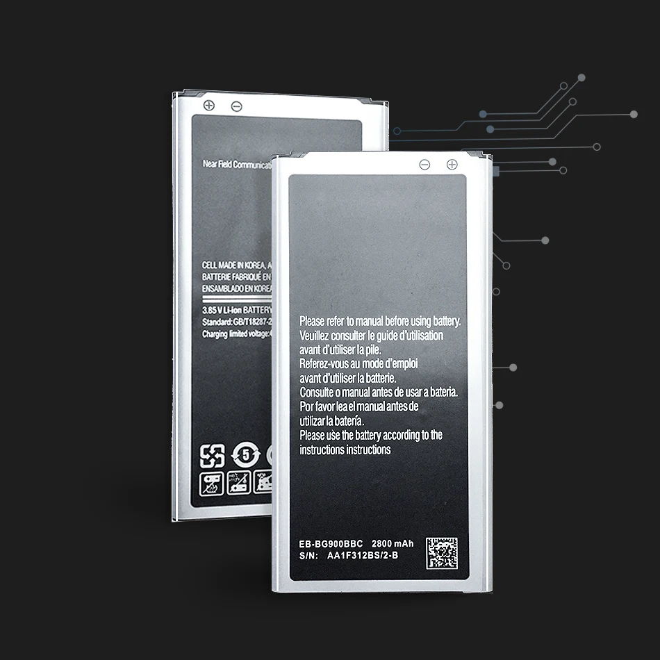 Для SAMSUNG EB-BG900BBC EB-BG900BBE/BBU 2800 мА/ч батарея для Samsung Galaxy S5 SM-G870A G900S/Мама/Папа/FD G9008V/W 9006 V/W