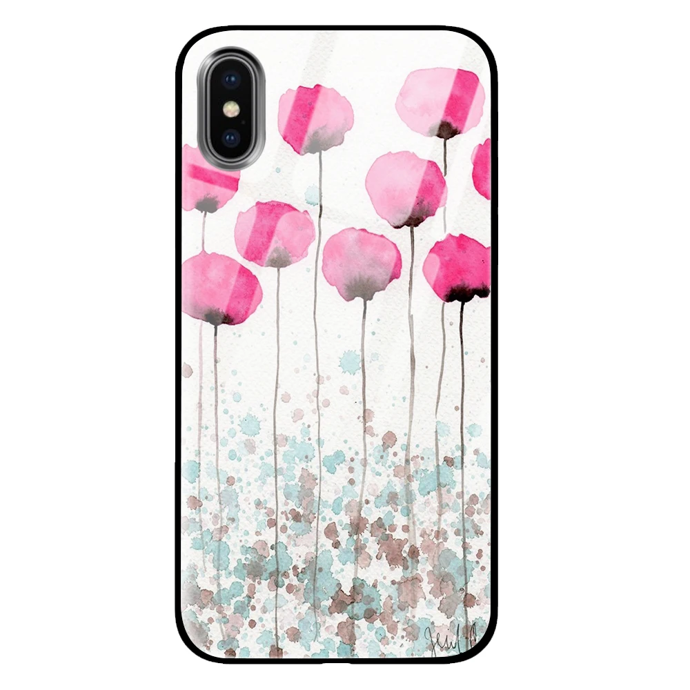 Keep walking аниме закаленное стекло Роскошные Чехлы для huawei P30 P20 mate 10 20 Honor 8 9 10 Pro Lite - Цвет: 9