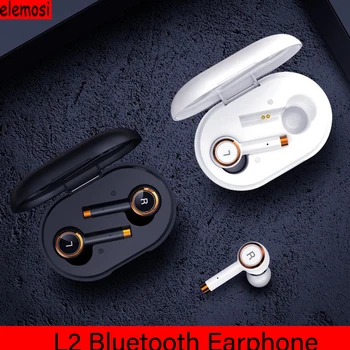 

2020 Newest L2 Bluetooth Earphone 5.0 Earbuds Smart Binaural Noise Reduction Sports Headset With Charging Box Noise Cancel