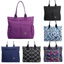 Американские стоковые женские водонепроницаемые нейлоновые Наплечные сумки сумка-мессенджер большая емкость сумки через плечо