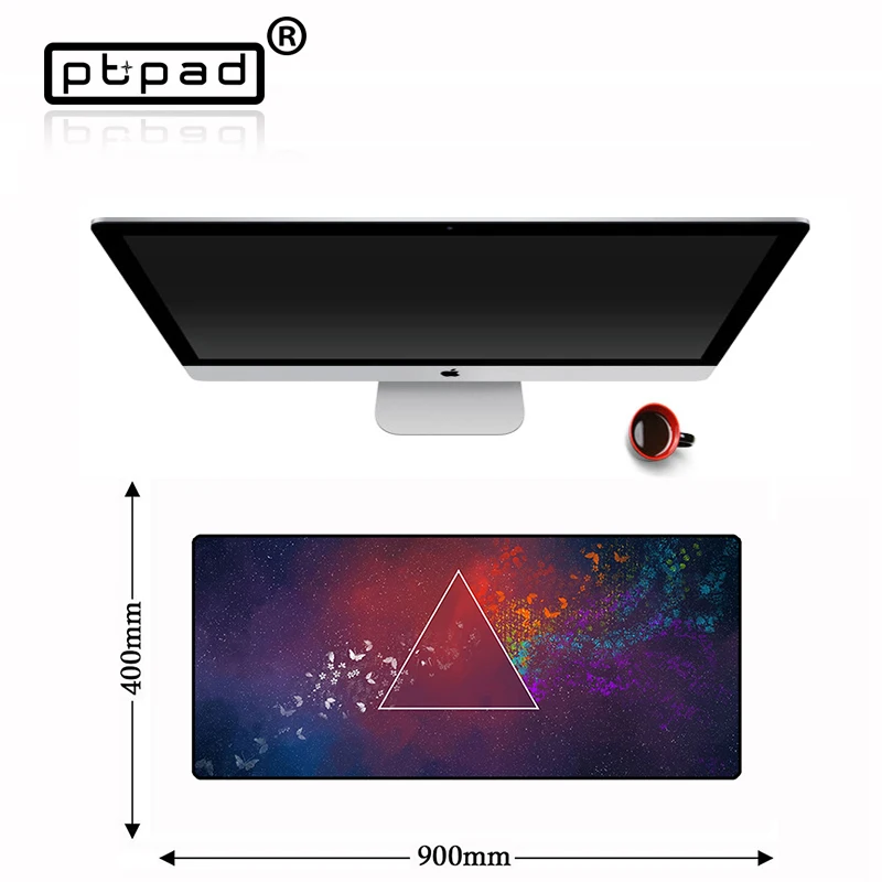 

900*400*3mm Lockedge Geometric Gaming Tablet Compute Mouse Pad PC Notebook Gamer Office Keyboard Mousepad Game Desk Cushion Mats