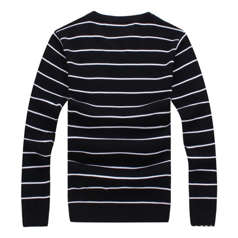 Eden Park осень Homme Pull повседневный мужской свитер с v-образным вырезом полосатая вязаная одежда мужские свитера пуловеры Pullover256