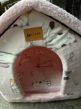 Bed-Mat Basket Kennel Sofa Dog-House Cat-Nest Puppy Cave Foldable Small Chihuahua Pet-Products